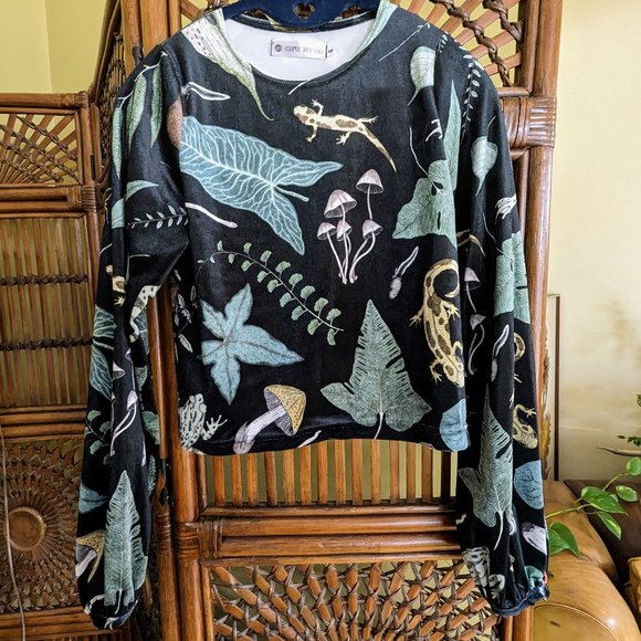 Cosmic Drifters Wild Woods Clara Long Sleeved Top Small - Picture 2 of 4